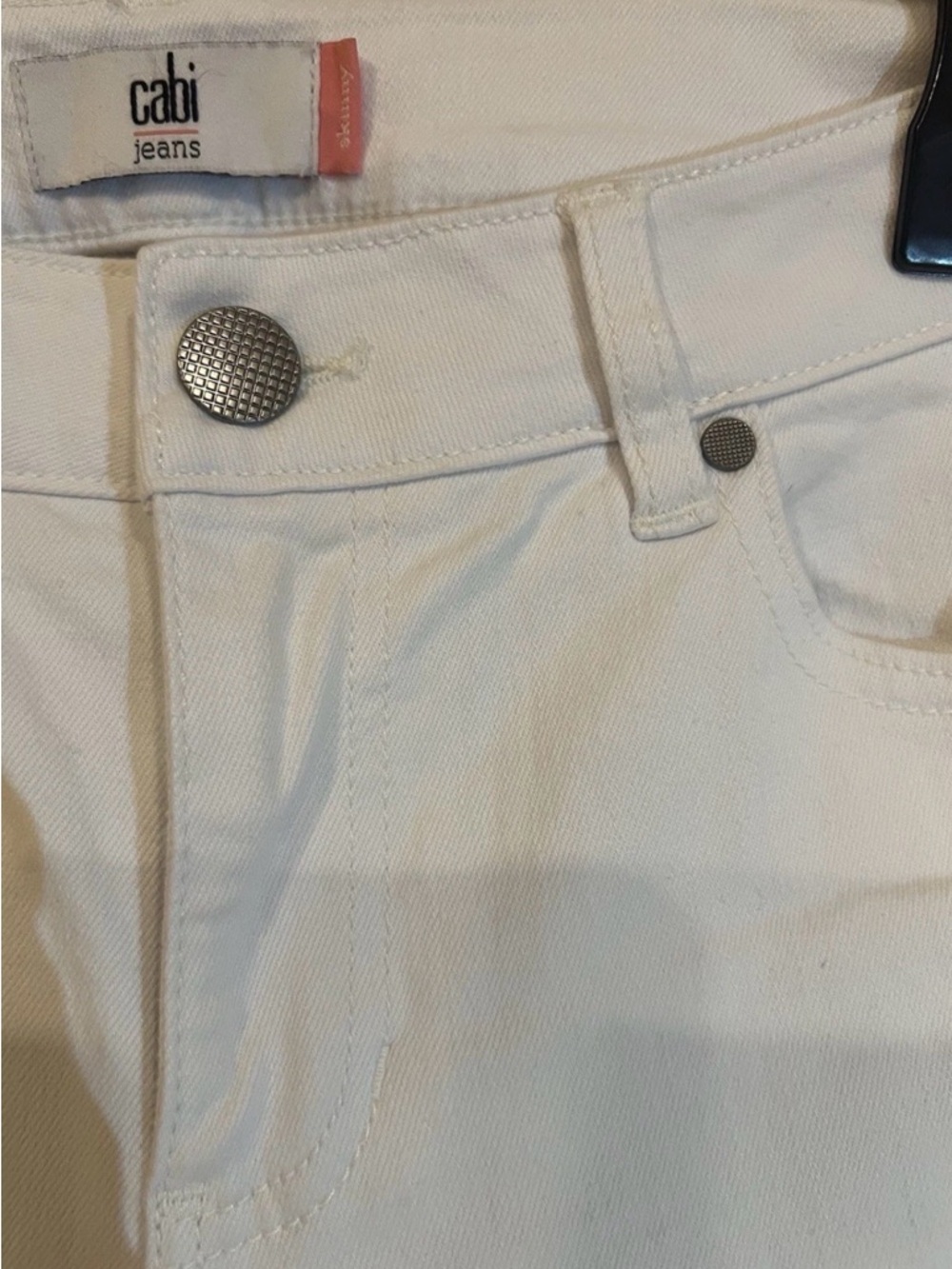 Cabi NWOT The Skinny #6073 brute white size 6 - Picture 8 of 10